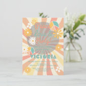 Vrede Liefde & Feest Hippie Feest Kaart (Staand voorkant)