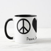 Vrede, Liefde & Fietsen Mok (Links)