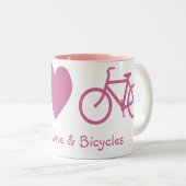 Vrede, Liefde & Fietsen Mok (Voorkant rechts)