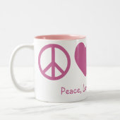 Vrede, Liefde & Fietsen Mok (Links)