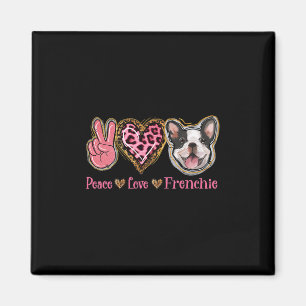 Vrede Liefde Franse Fun Hond Moeder Moederdag Magneet