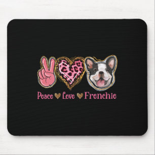 Vrede Liefde Franse Fun Hond Moeder Moederdag Muismat