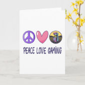 Vrede Liefde Gamen Kaart (Gele Bloem)