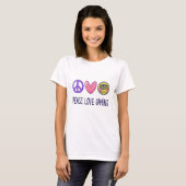 Vrede Liefde Gamen T-shirt (Voorkant volledig)