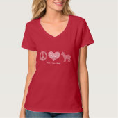 Vrede - Liefde - Geitenvrouwen T-Shirt (Voorkant)