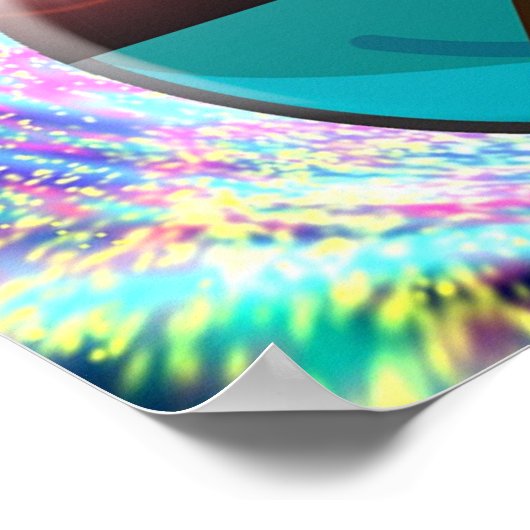 Vrede, liefde, geluk, harmonie poster (Hoek)