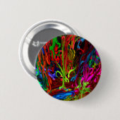 ,Vrede, liefde, geluk_ Ronde Button 5,7 Cm (Voorkant /achterkant)
