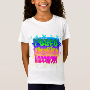 Vrede, liefde, geluk T-shirt