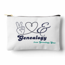 Vrede, Liefde, & Genealogie - kleine tas