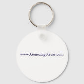 Vrede, Liefde, & Genealogie Sleutelhanger (Achterkant)