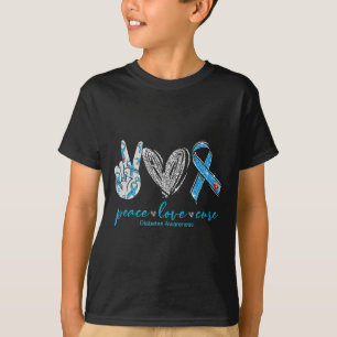 Vrede Liefde Genees Diabetes Bewustzijn 2 T-shirt