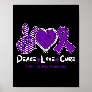 Vrede Liefde Genezing Drugs Overdosis Bewustzijn P Poster