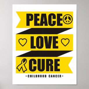 Vrede Liefde Genezing Kinderkanker Bewustzijn 1 Poster