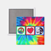 Vrede, liefde, gerechtigheid magneet (Voorkant / Achterkant)