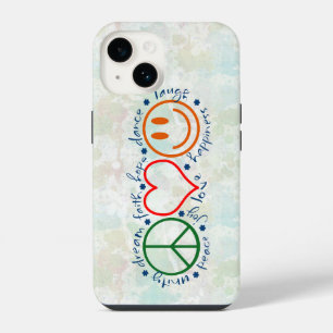 Vrede Liefde Glimlach iPhone 14 Hoesje