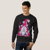 Vrede Liefde Gnome Lady Bugs Hippie Gnomes Daisies Trui (Voorkant volledig)