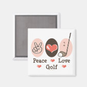 Vrede Liefde Golf Magnet (Voorkant / Achterkant)