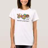 Vrede Liefde Golf Tie-Dye T-shirt (Voorkant)