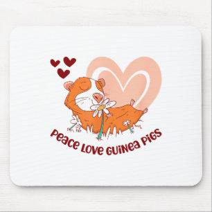 Vrede Liefde Guinea Gs Grappige Zin Voor Guinea Gs Muismat