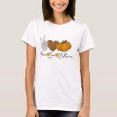 Vrede Liefde Halloween T-shirt (Voorkant)
