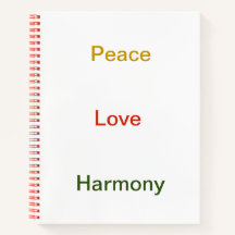 Vrede liefde harmonieus rood groen