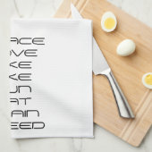 Vrede, liefde, heek, fiets, rennen, eten, trainen, theedoek (Quarter Fold)