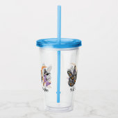 Vrede, liefde, heks acryl drinkbeker (Rechts)