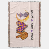 Vrede, liefde, heks deken (Voorkant Verticaal)