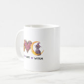 Vrede, liefde, heks koffiemok (Voorkant links)