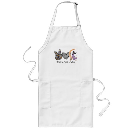 Vrede, liefde, heks lang schort (Voorkant)