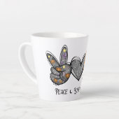 Vrede, liefde, heks latte mok (Linkerhoek)