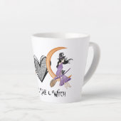 Vrede, liefde, heks latte mok (Rechterhoek)