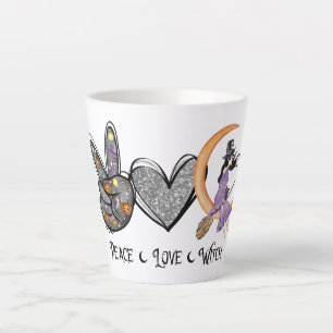 Vrede, liefde, heks latte mok
