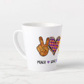 Vrede, liefde, heks latte mok (Linkerhoek)