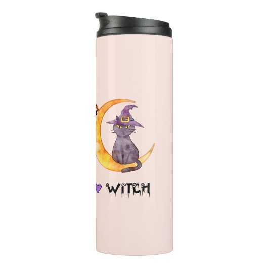 Vrede, liefde, heks thermosbeker (Geroteerd rechts)