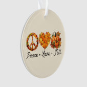 Vrede, liefde, Herfst – Gezellige herfstvibes met  Ornament (voorkant)