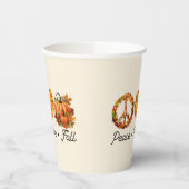 Vrede, liefde, Herfst – Gezellige herfstvibes met  Papieren Bekers (Links)