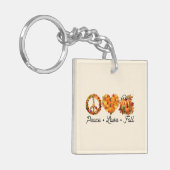 Vrede, liefde, Herfst – Gezellige herfstvibes met Sleutelhanger (Voorkant Links)