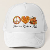 Vrede, liefde, Herfst – Gezellige herfstvibes met  Trucker Pet (Voorkant)
