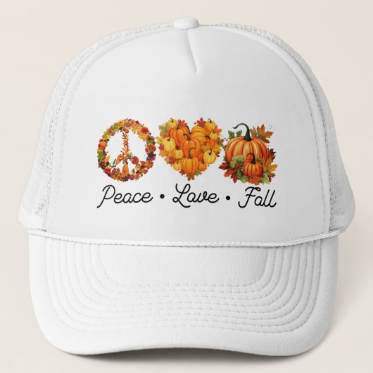 Vrede, liefde, Herfst – Gezellige herfstvibes met  Trucker Pet (Voorkant)