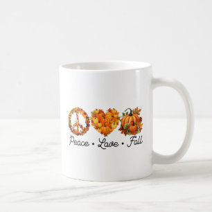 Vrede, Liefde, Herfst - Pompoenen Koffiemok
