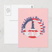 Vrede, Liefde, het Broodje van de Rots n Briefkaart (Voorkant / Achterkant)