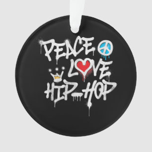 Vrede Liefde Hip Hop Dansen Ornament