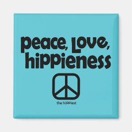Vrede Liefde Hippieness Magnet