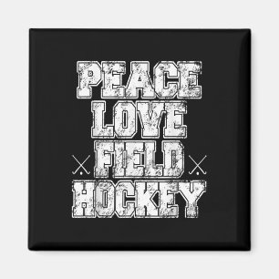 Vrede Liefde Hockey  Magneet