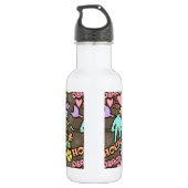 Vrede, liefde, Hockey Waterfles (Achterkant)