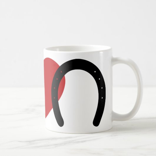 Vrede-Liefde-Hoef Koffiemok (Rechts)