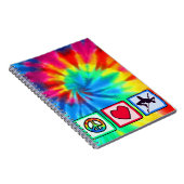 Vrede, liefde, hoge sprint notitieboek (Rechterzijde)