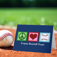 Vrede Liefde Honkbal Aangepast Team Blauw Kerstmis