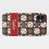 Vrede Liefde Honkbal Case-Mate iPhone Case (Achterkant (horizontaal))